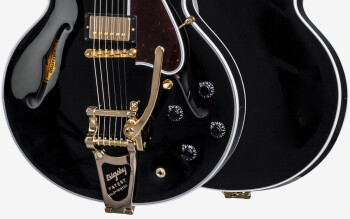 Gibson ES-355 Vintage Ebony Bigsby VOS : ES5516EBBG1 BODY FRONT BACK