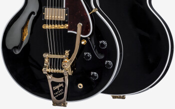 Gibson ES-355 Vintage Ebony Bigsby VOS : ES5516EBBG1 BODY FRONT BACK Gibson ES-355 Vintage Ebony Bigsby VOS : ES5516EBBG1 BODY FRONT BACK