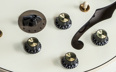 Gibson 1964 ES-345 Classic White VOS : ES456416CWGH1 ELECTRONICS PANEL 02