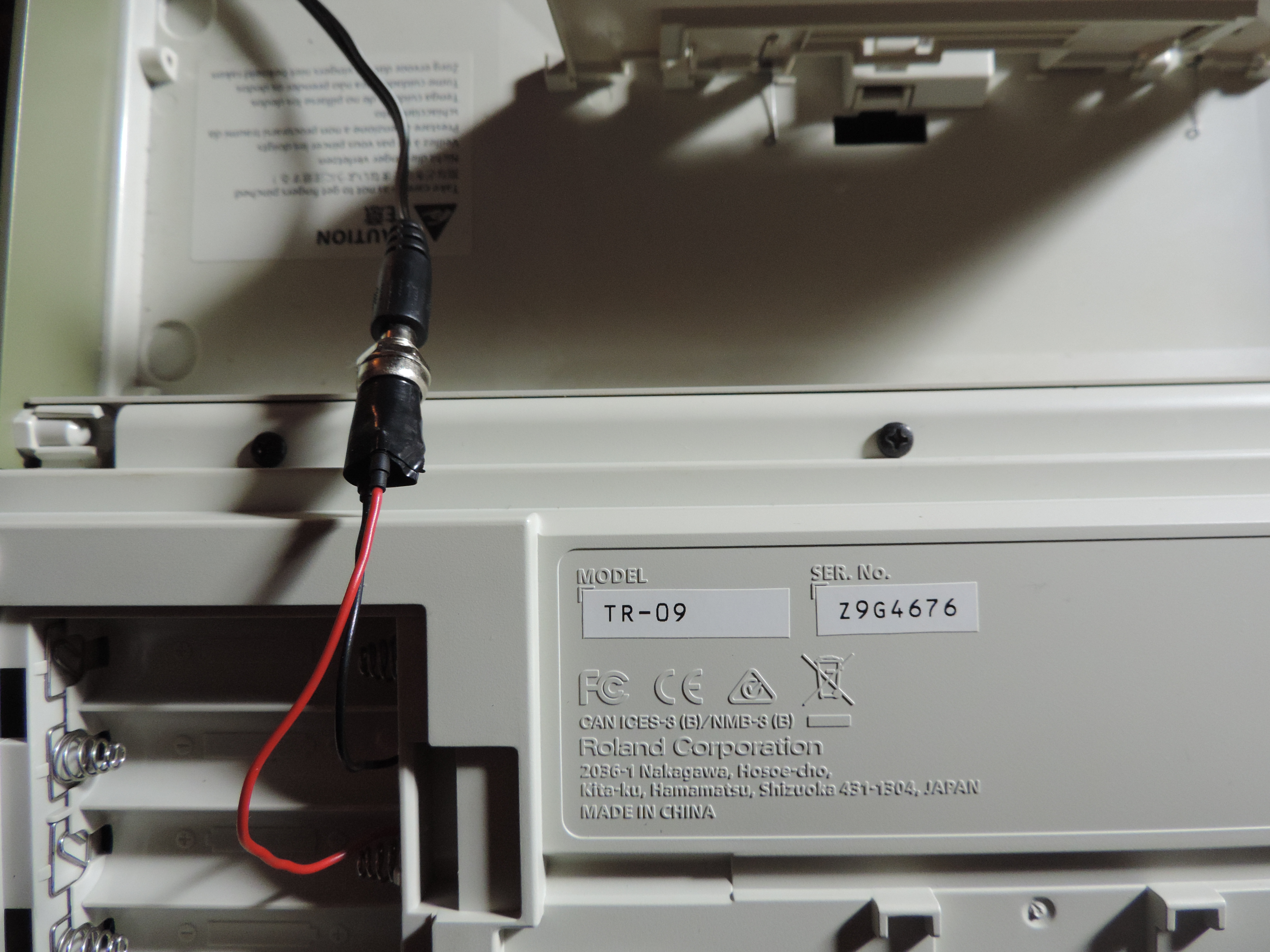 Roland TR-09 : DSCN0180.JPG