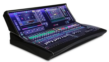 Allen & Heath C3500 : dLive C3500 3quarter Right Purple Lights Allen & Heath C3500 : dLive C3500 3quarter Right Purple Lights