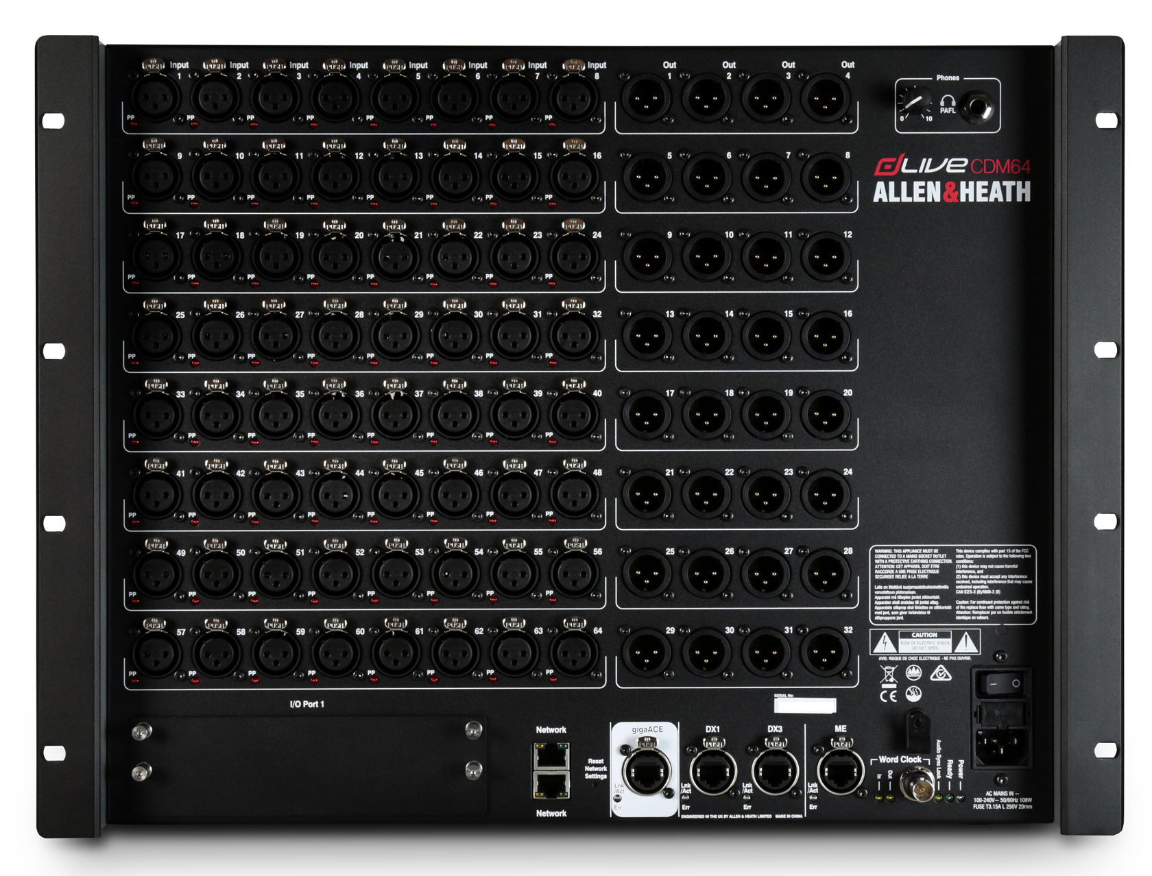 Allen &amp; Heath CDM64 : dLive CClass CDM64 Front