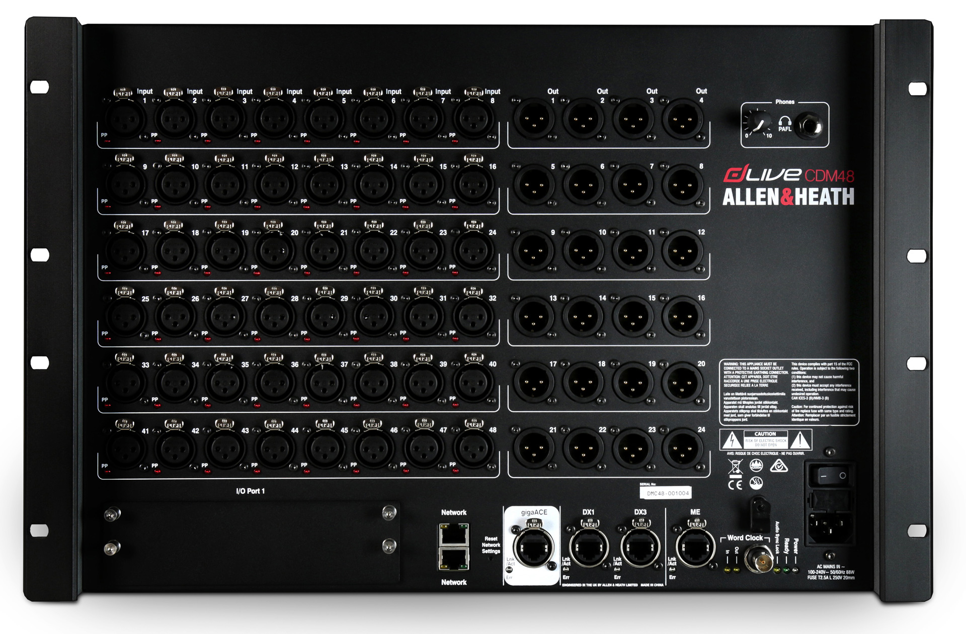 Allen &amp; Heath CDM48 : dLive CClass CDM48 Front