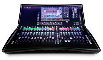 Allen & Heath C2500 : dLive C2500 Front Purple Lights Allen & Heath C2500 : dLive C2500 Front Purple Lights