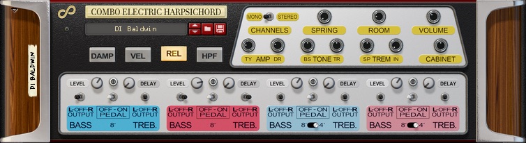 Jiggery-Pokery Combo Electric Harpsichord : Combo Harpsichord Front