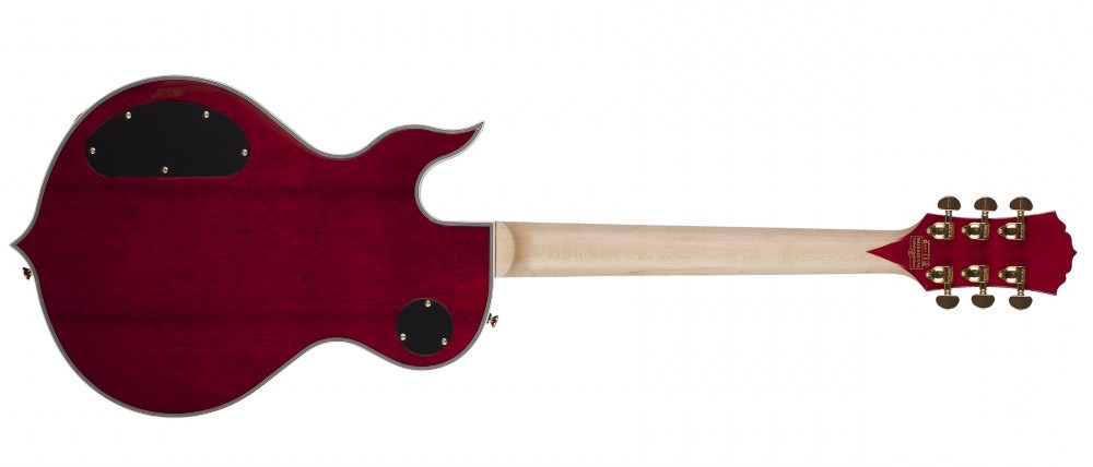 odin grail crimson gold buzzsaw back flat highres