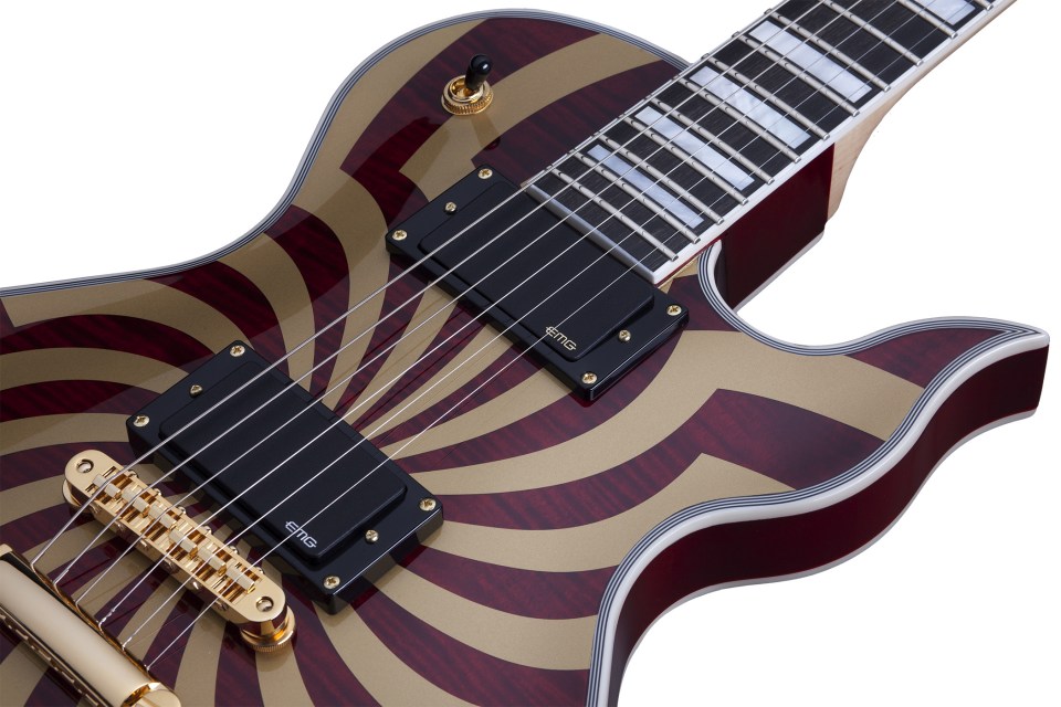 odin grail crimson gold buzzsaw pickups highres