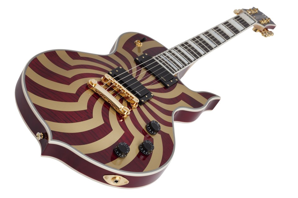 odin grail crimson gold buzzsaw laying full highres