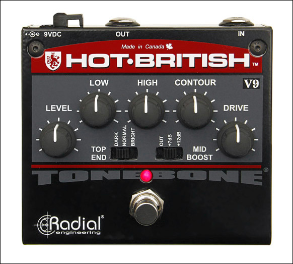 Radial Engineering Hot-british V9 : hotbritishv9 top lrg