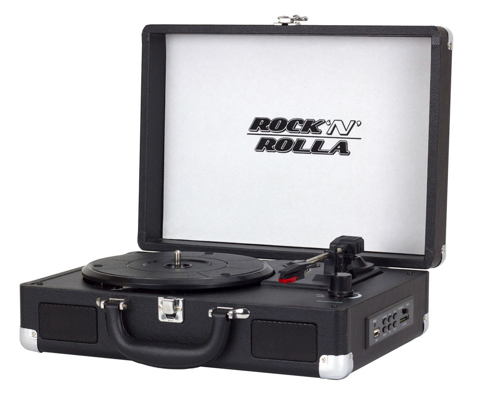 Rock 'n' Rolla Junior : junior black front open angle