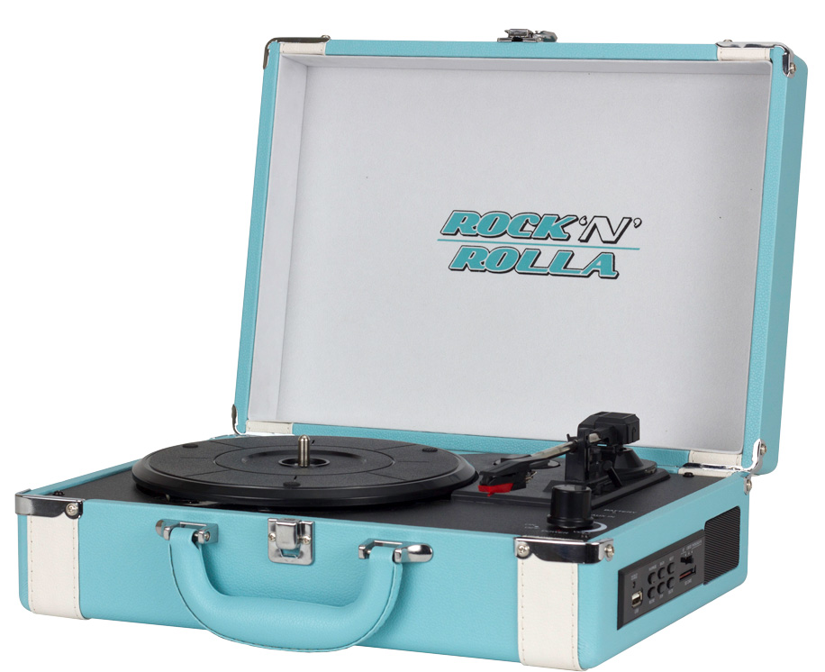 Rock 'n' Rolla Premium : premium teal white front angle 2 1