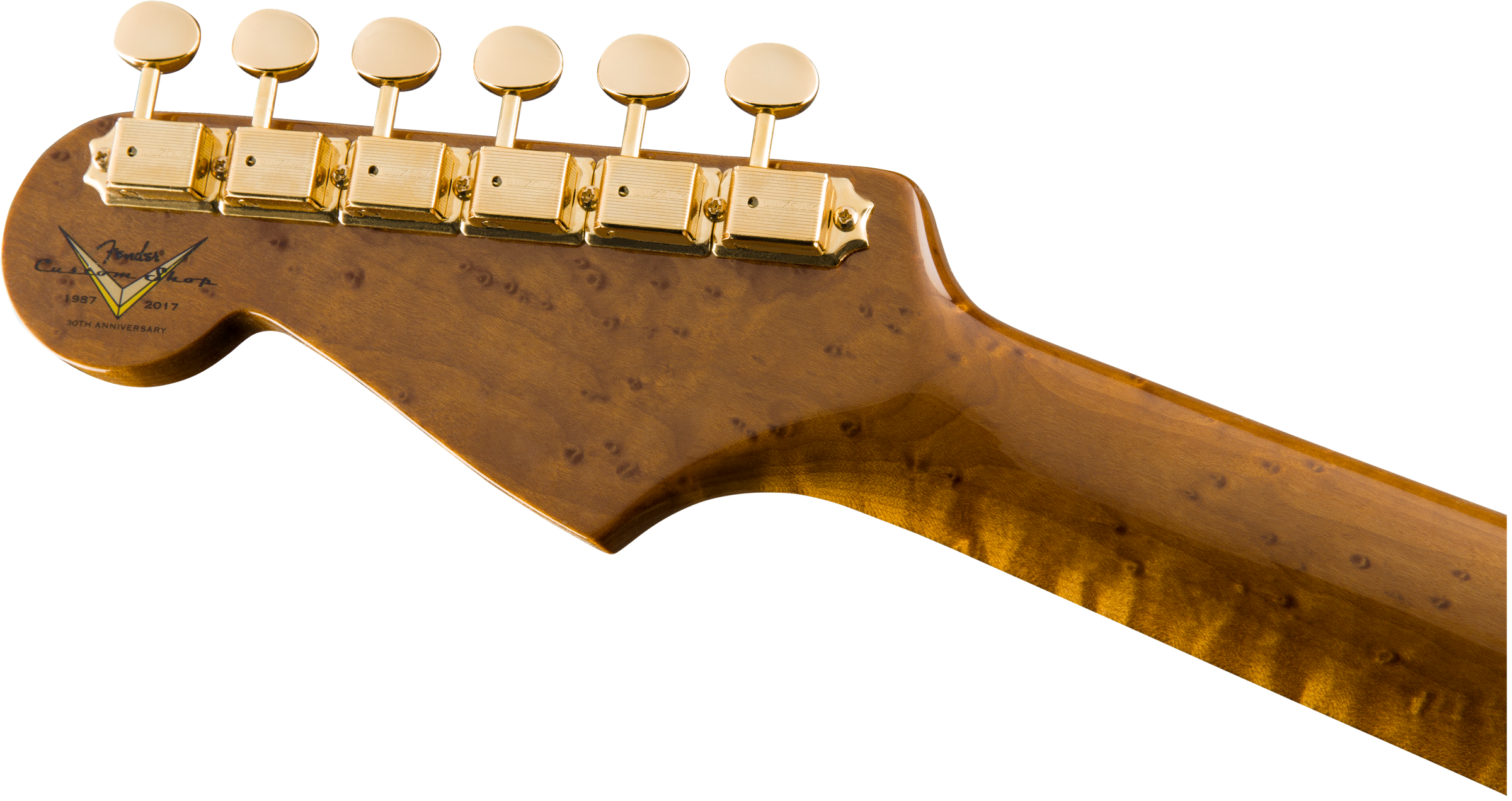 Fender Artisan Spalted Maple Stratocaster : 1521070821 gtr hdstckbck 001 nr