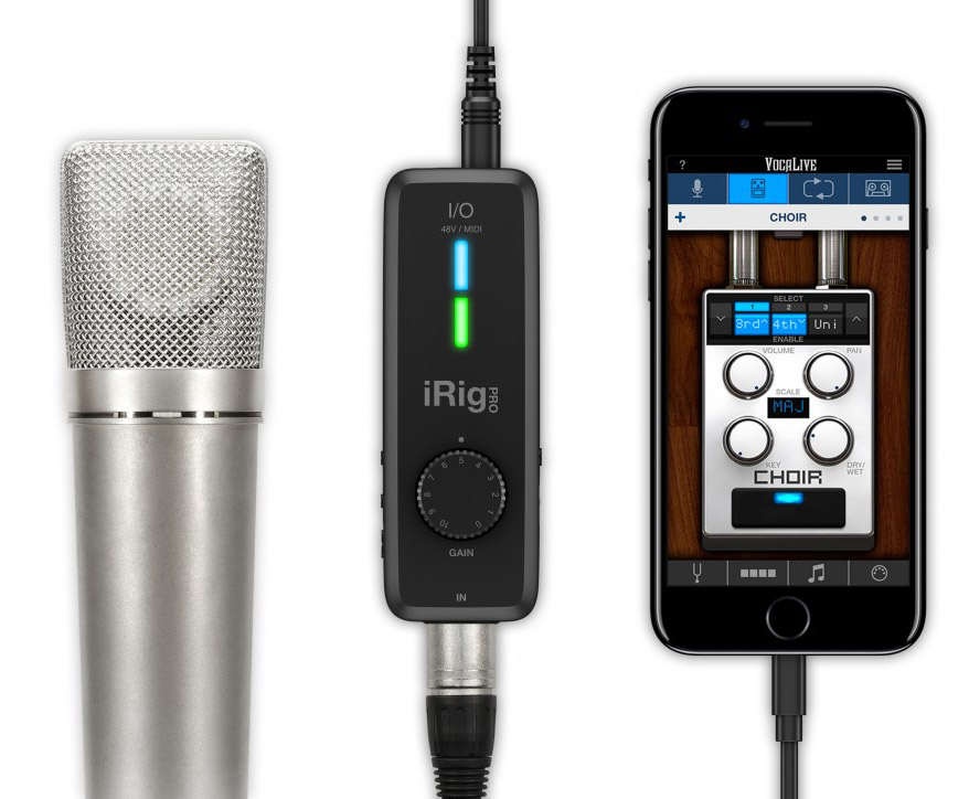 ikc L 15 iRig PRO IO iph7plus mic