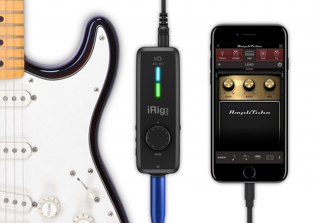 ikc L 14 iRig PRO IO iph7plus guitar