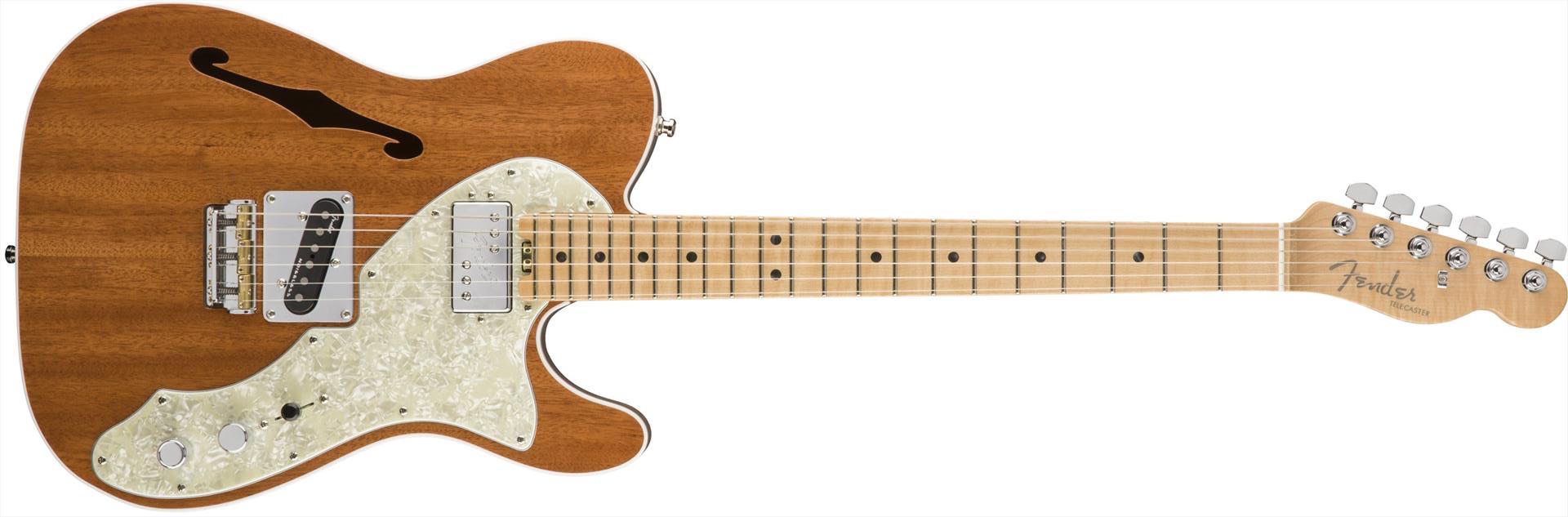 Fender 2017 Limited Edition American Elite Mahogany Tele Thinline : xxld 131026 0175103721 gtr frt 001 rr