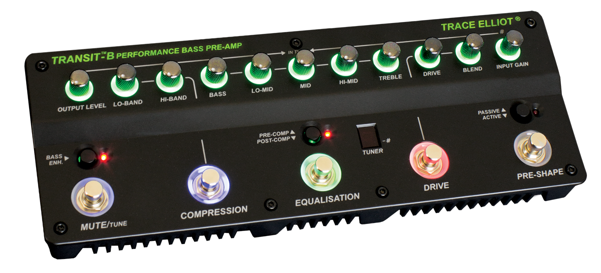 Trace Elliot Transit B Bass Pre-amp &amp; Effects : transit b front