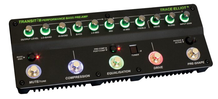 Trace Elliot Transit B Bass Pre-amp & Effects : transit b front Trace Elliot Transit B Bass Pre-amp & Effects : transit b front
