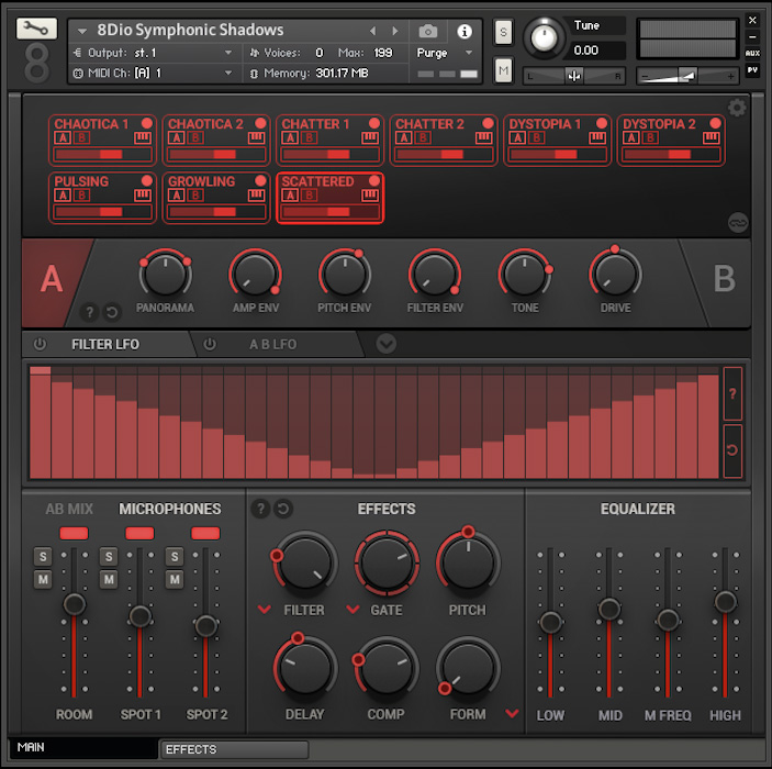 symphonic shadows GUI