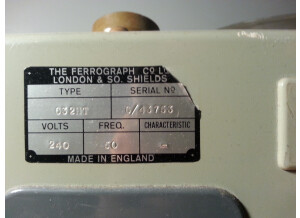 British Ferrograph Recorder Co 632 HT