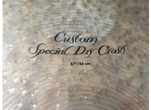 Zildjian K Custom Special Dry Crash 16"