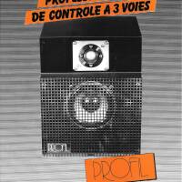 Vends enceintes de contrôle 3 voies Profil PF 01.