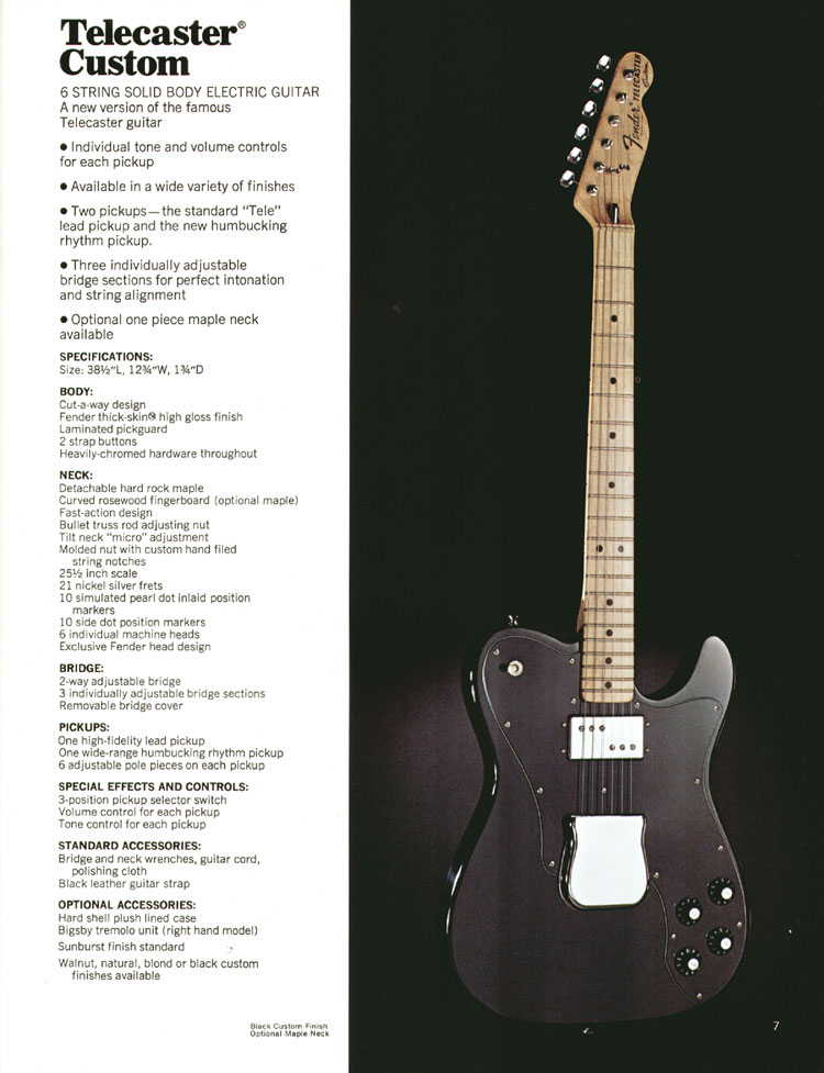 Fender Classic '72 Telecaster Custom