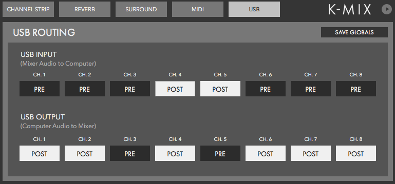 Keith McMillen Instruments K-Mix : USBrouting