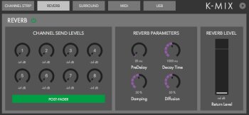 Keith McMillen Instruments K-Mix : Reverb Keith McMillen Instruments K-Mix : Reverb