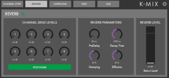 Keith McMillen Instruments K-Mix : Reverb