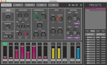 Keith McMillen Instruments K-Mix : K-Mix Channel Strip Keith McMillen Instruments K-Mix : K-Mix Channel Strip