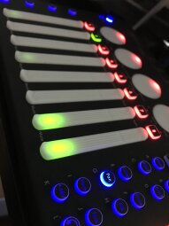 Keith McMillen Instruments K-Mix : Vue de côté du K-Mix Keith McMillen Instruments K-Mix : Vue de côté du K-Mix