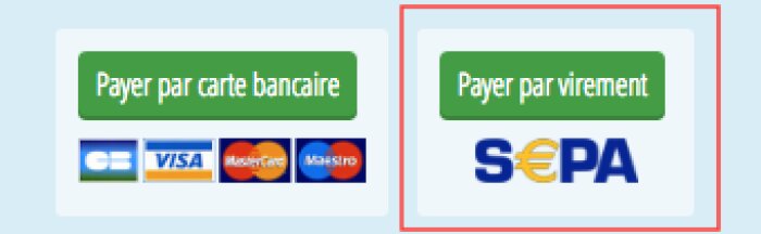 Paiement looper par virement SEPA Paiement looper par virement SEPA