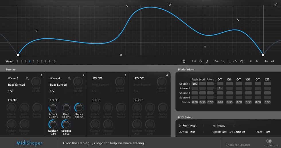 Cableguys MidiShaper : Cableguys MidiShaper (21856)