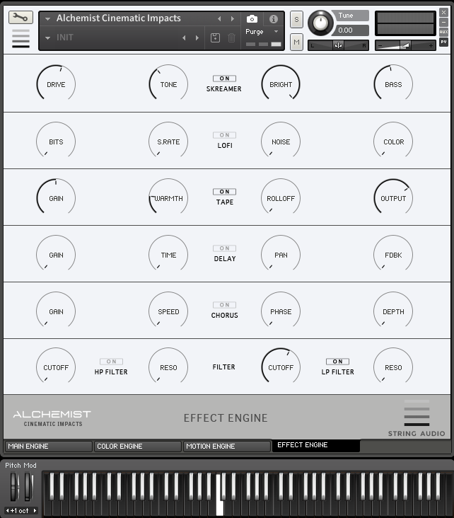 String Audio Alchemist Cinematic Impacts : Impacts Effect Engine