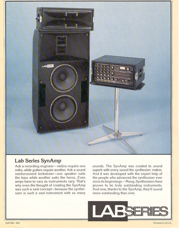 Moog Music AX 301 Synthesizer Amplifier