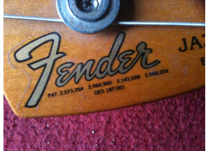 Fender Jazz Bass USA reissue 62
