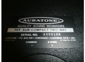 Auratone T6V Sub-Compact Two-Way (23559)