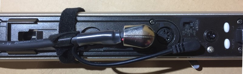 Câble Hybrid MIDI ALIM pour EWI4000s (EWI side) LR