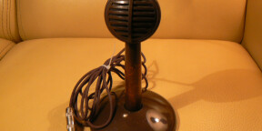 Microphone Astatic Brown Biscuit - années 1940