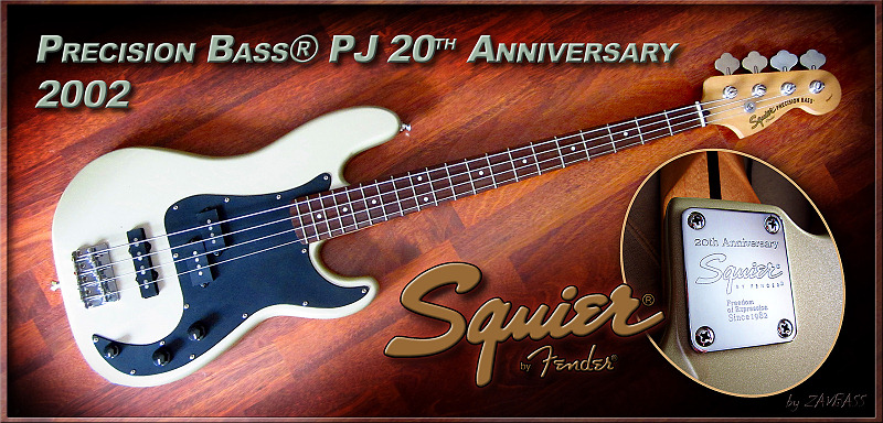 Squier Precision Bass PJ 20th anniversary