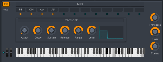 lmdsp Superchord : Mode instrument