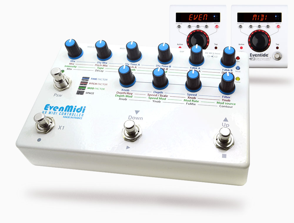 EvenMidi H9 Midi Controller : EvenMidi H9 for Eventide H9