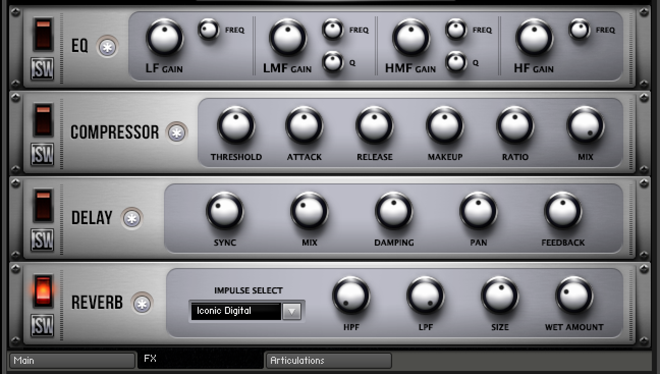 Impact Soundworks Straight Ahead Jazz Horns : effets