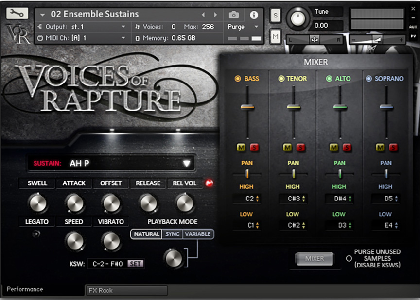 Voices of Rapture GUI