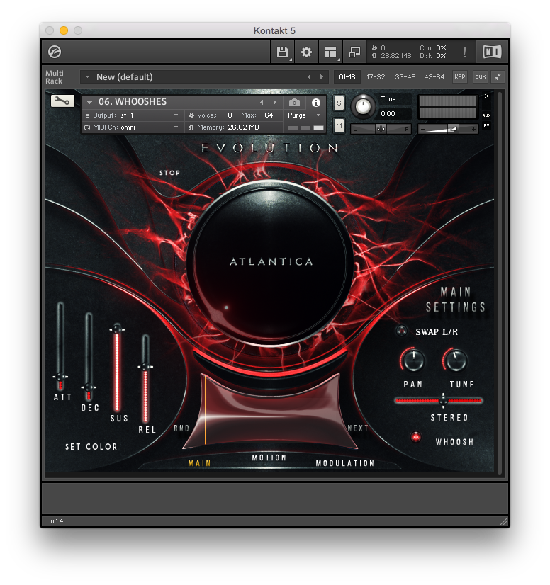 evolution atlantica red