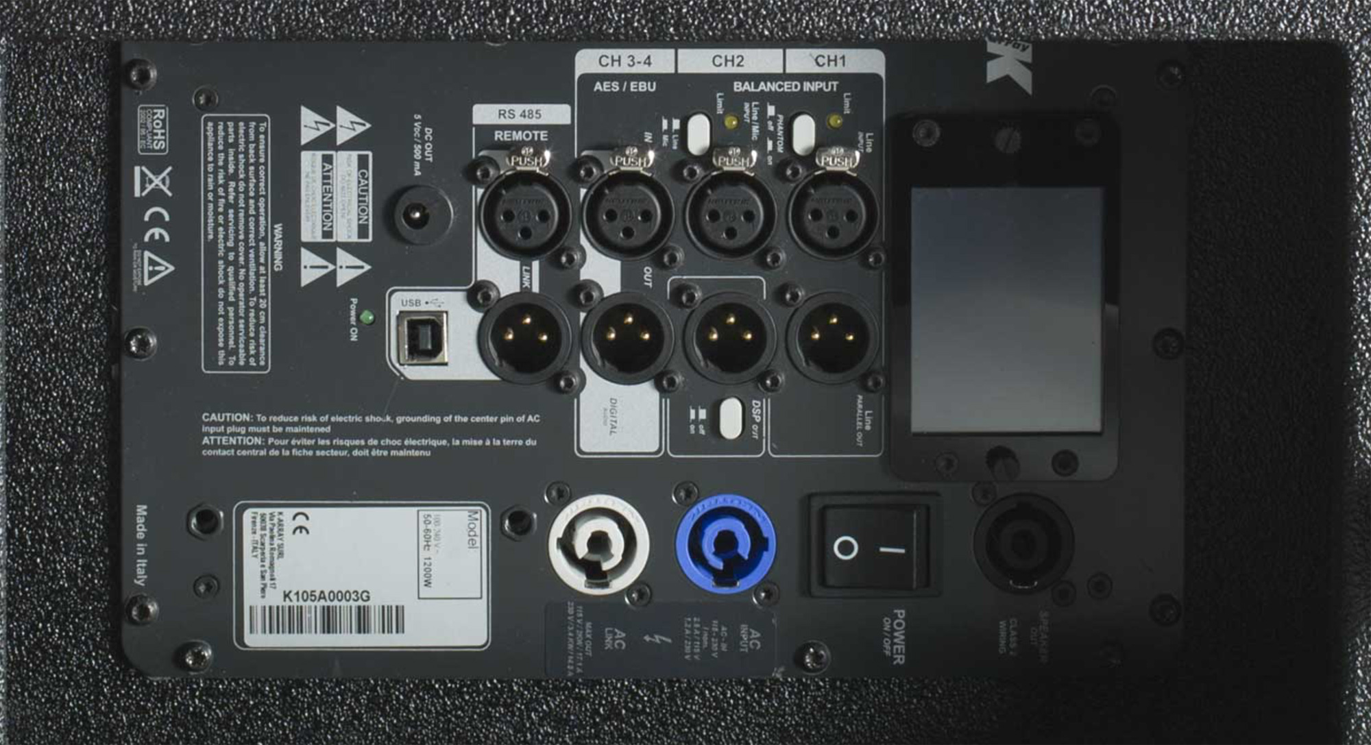 K-Array Mastiff-KM312 : KM312 Rear