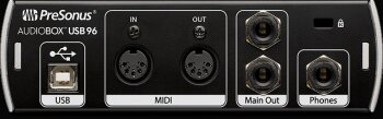 audiobox usb 96 Rear audiobox usb 96 Rear