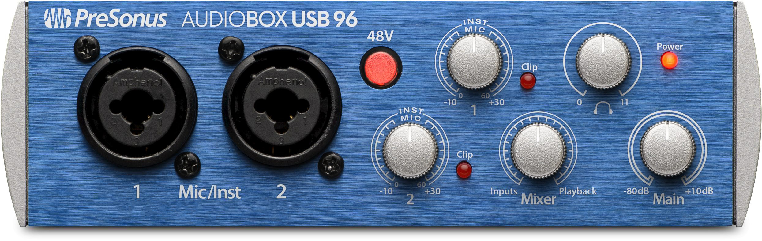 presonus audiobox usb 96 front big