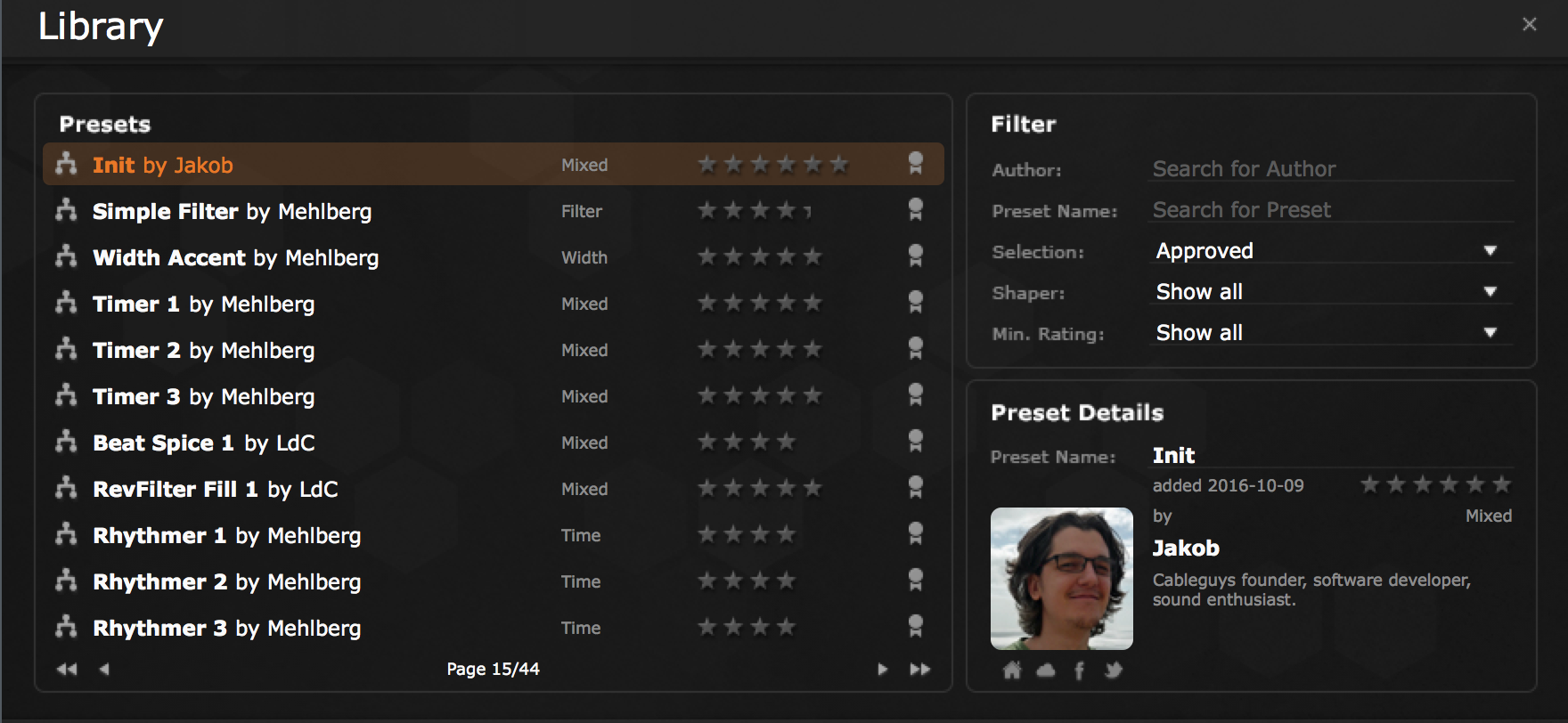 Cableguys ShaperBox Bundle : presets