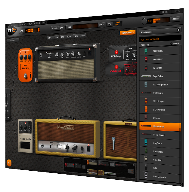 TH3 Funk and Bass GUI